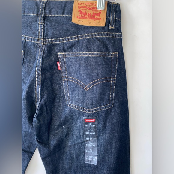 Levi’s 505 | big boys jeans | size 14 Reg. 27X27 - Picture 3 of 7